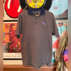 Vintage 90's Men's Retro Plaid PATRIOTS POLO Size M